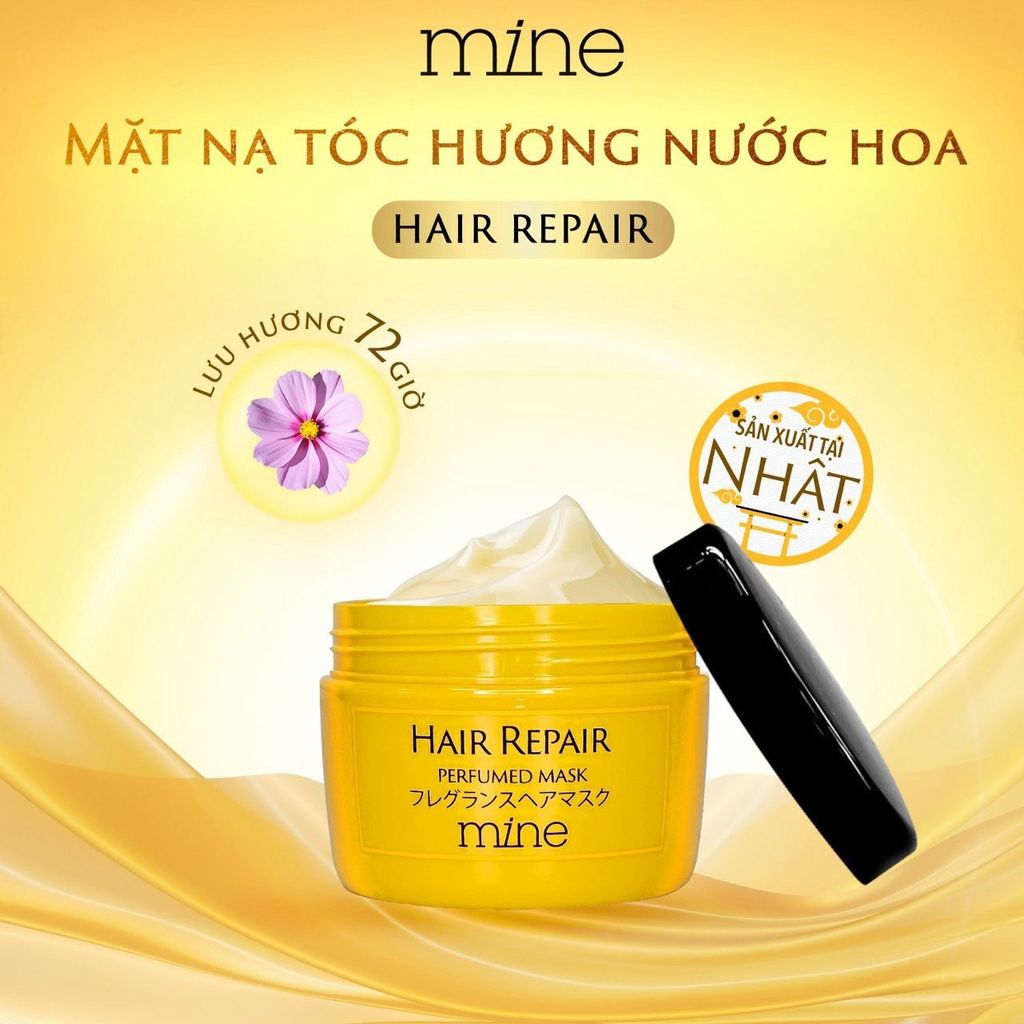 Mặt Nạ Tóc Hương Nước Hoa Phục Hồi Hư Tổn Mine 180g