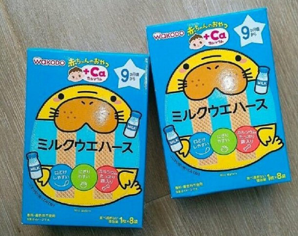 Bánh ăn dặm Wakodo cho bé từ 6 tháng trở lên