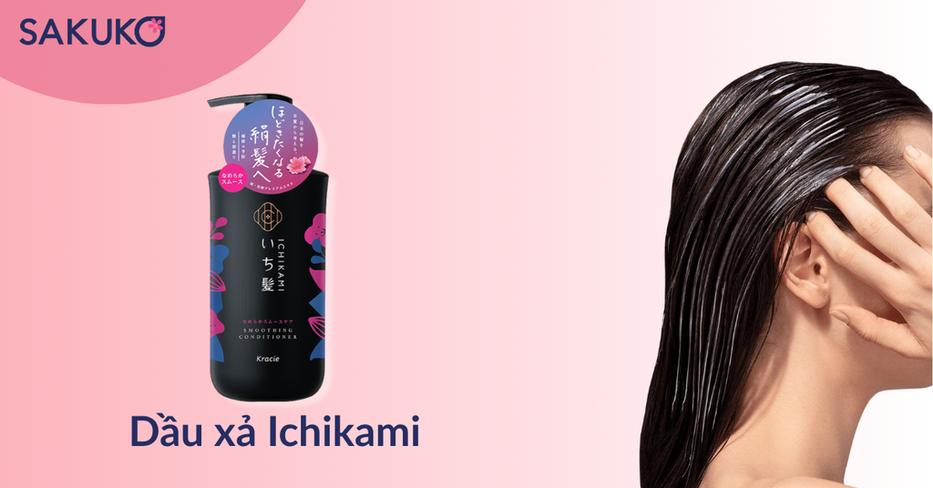Dầu xả KRACIE Ichikami phục hồi mái tóc suôn mượt