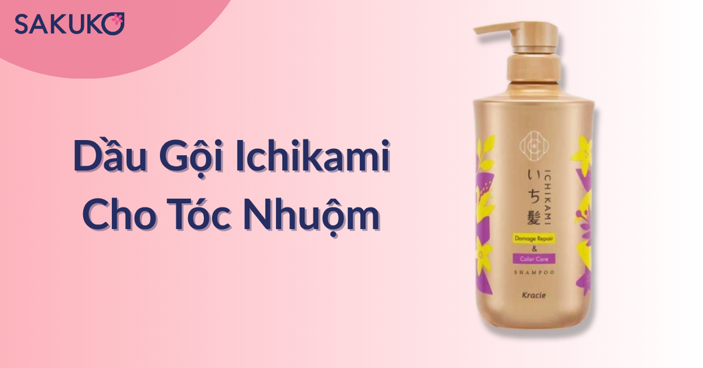 Dầu gội KRACIE Ichikami cho tóc nhuộm