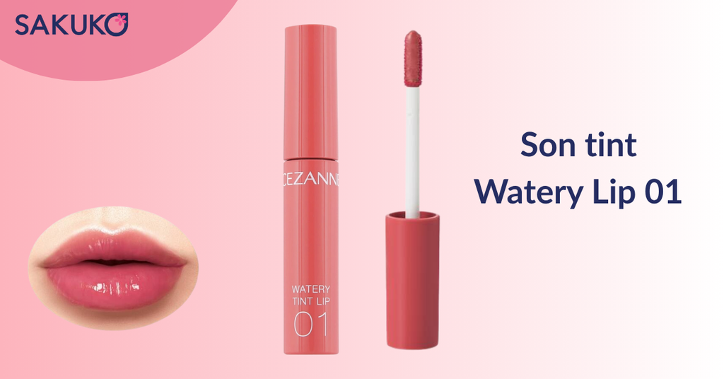 Son tint Watery Lip 01 Hồng tự nhiên