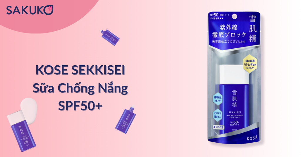 Sữa chống nắng SEKKISEI Skincare UV Defense Essence Milk