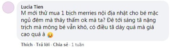 Review bỉm merries nội địa Nhật từ Lucia Tien
