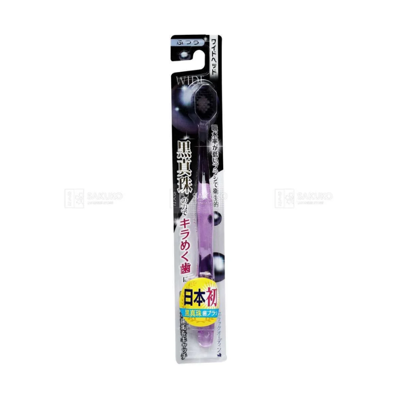 Bàn chải ngọc trai đen đầu rộng Wide - Loại thường NISHIWAKI