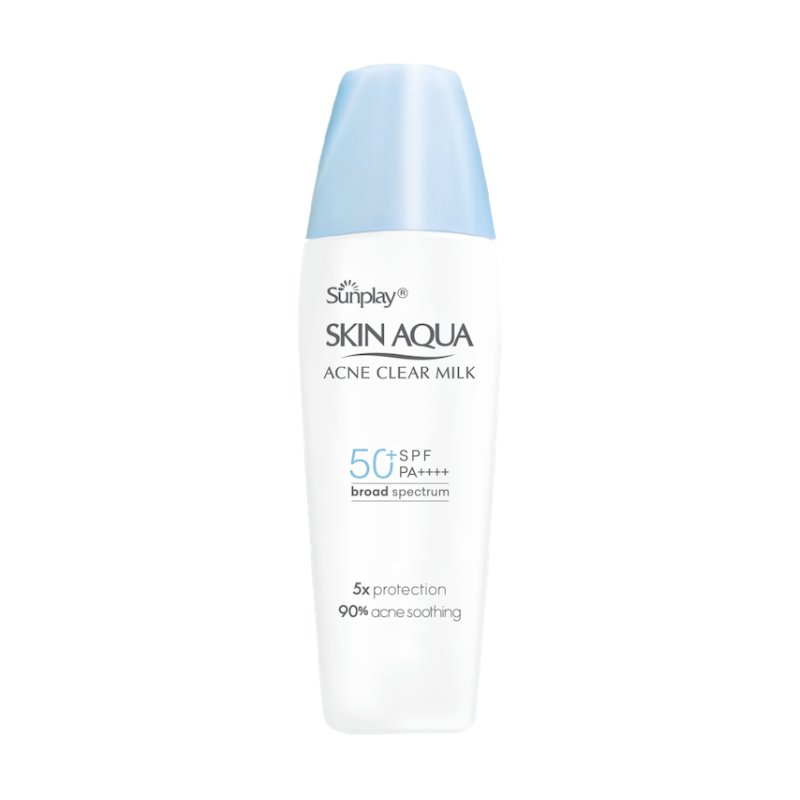 SUNPLAY - Sữa Chống Nắng Skin Aqua Acne Clear Milk SPF50+ 30g