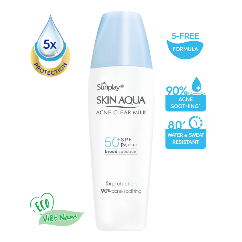 Thành phần của Sữa chống nắng Skin Aqua Acne Clear Milk SPF50+ 30g SUNPLAY