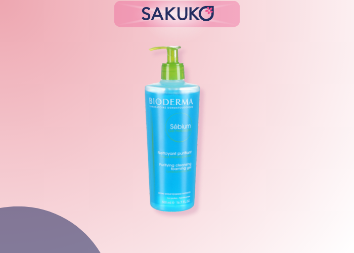 Gel rửa mặt Bioderma Sebium Gel Moussant