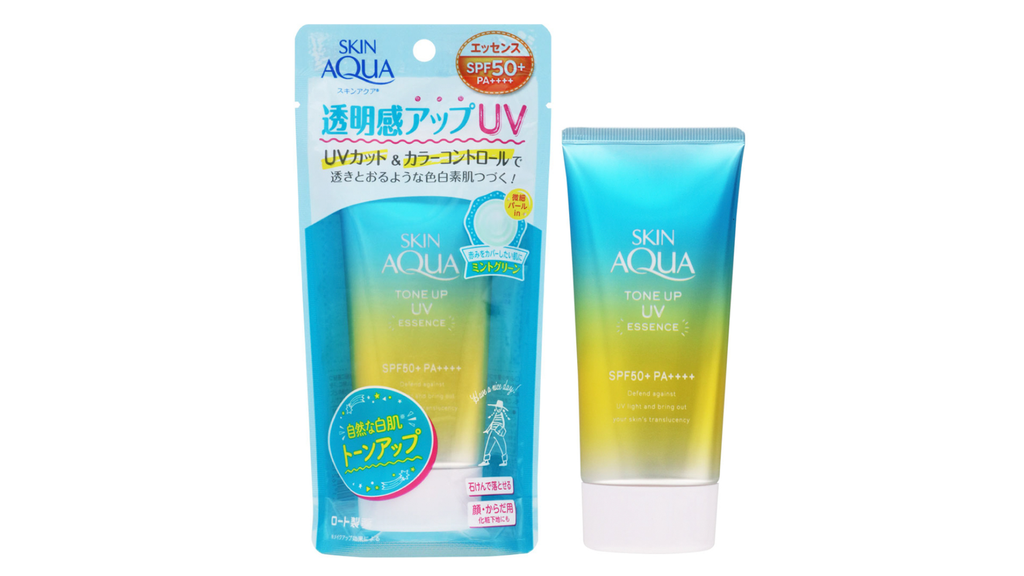 Skin Aqua Tone Up UV Essence Mint Green được ưa chuộng đặc biệt với khả năng chống nắng, dưỡng trắng tối ưu