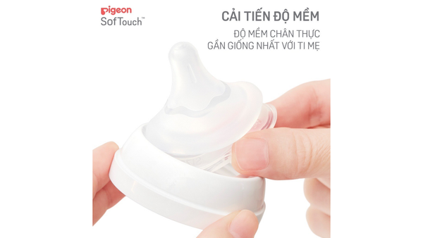 Mẹ nên chọn núm ty chất liệu cao su mềm mại cho bé sơ sinh