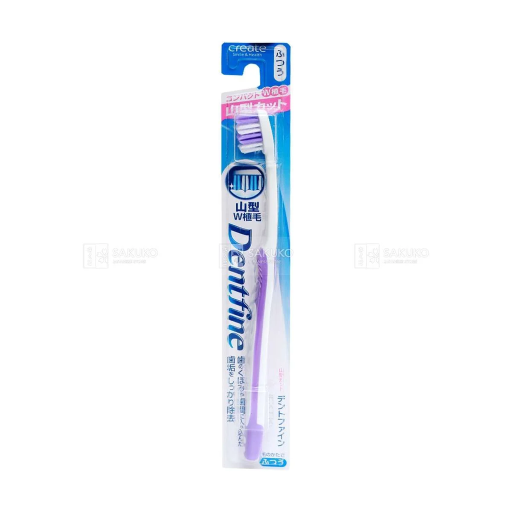 Bàn chải Dentfine ziczac loại thường - Xanh CREATE