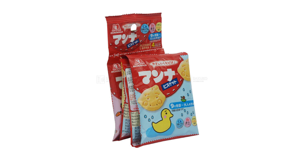 Bánh quy hình gấu 7 tháng Morinaga 13g x 4 gói bổ sung canxi, sắt