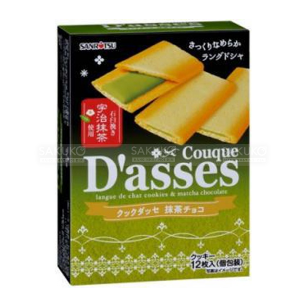 Bánh quy matcha socola Couque Dasses