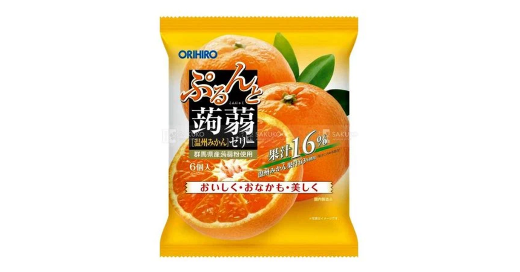 Công dụng của&nbsp;Thạch mềm vị cam ORIHIRO