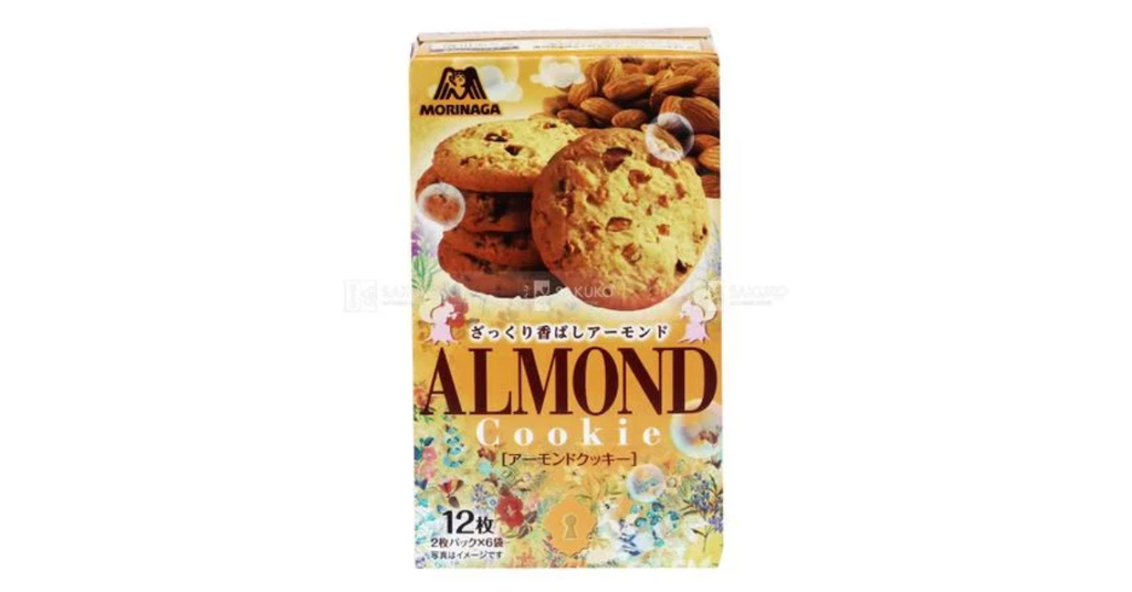 MORINAGA Bánh cookie hạnh nhân 12 chiếc