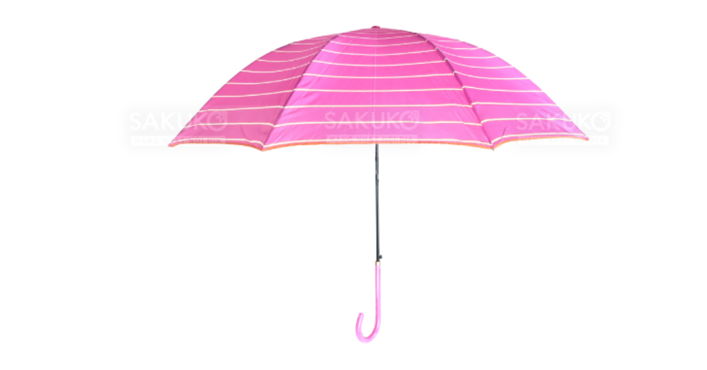 Công dụng của Ô cán dài cản gió 60cm (sọc-hồng) ONISHI IRYO