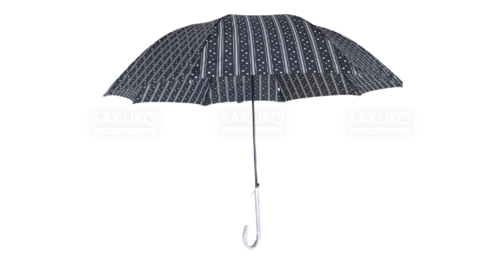 Công dụng của Ô cán dài cản gió 60cm (chấm bi đen) ONISHI IRYO