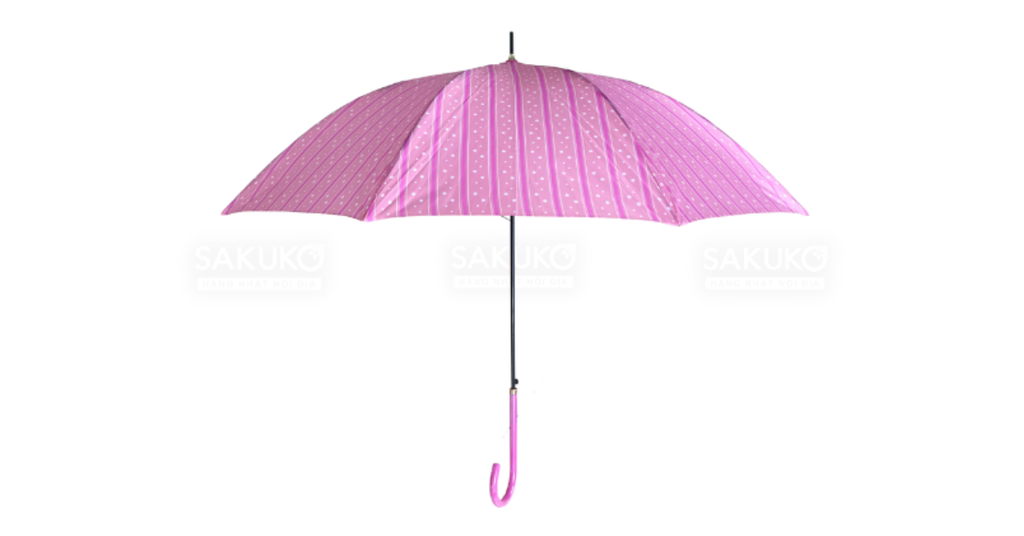 Công dụng của Ô cán dài cản gió 60cm (chấm bi hồng) ONISHI IRYO