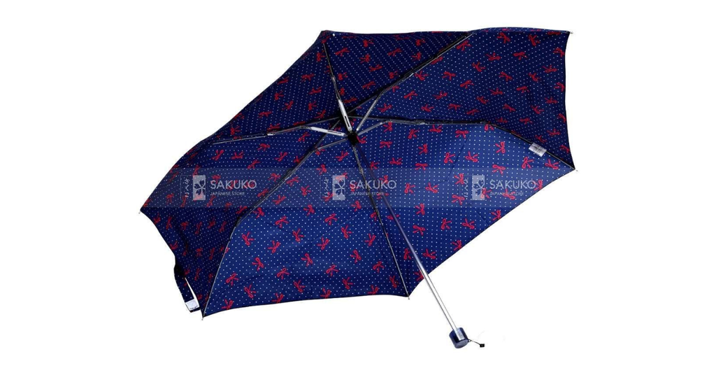 WATERFRONT - Ô gấp hình nơ chấm bi chống UV 50cm