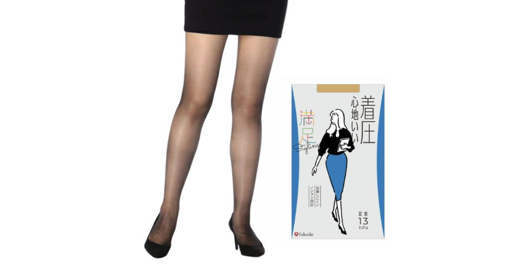 FUKUSE - Quần tất thon chân ML Đen