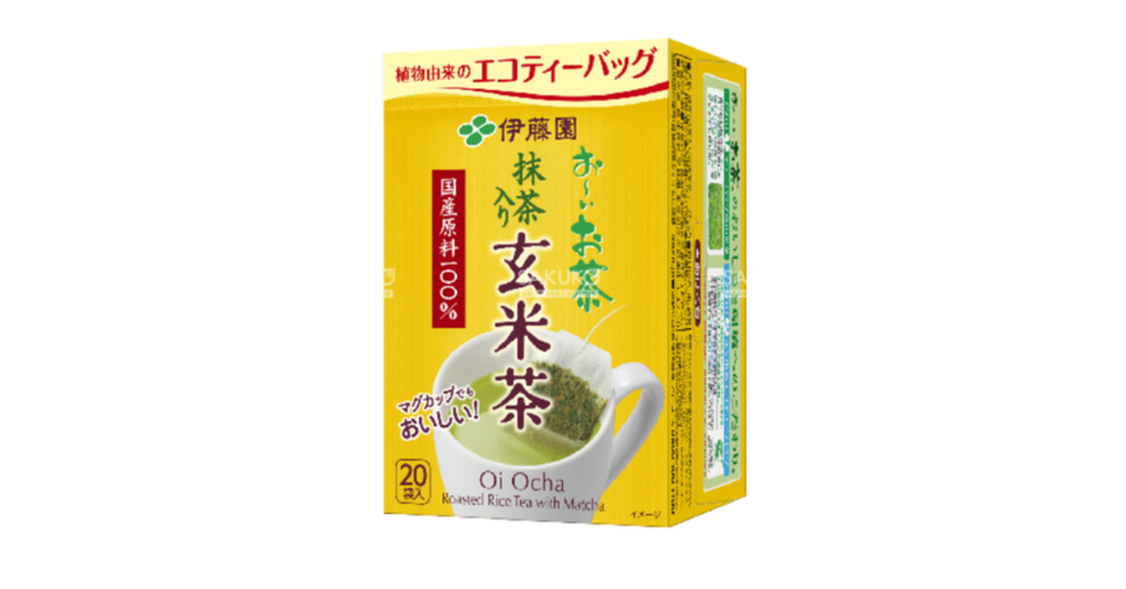 ITOEN - Trà xanh gạo lứt túi lọc 20 túi