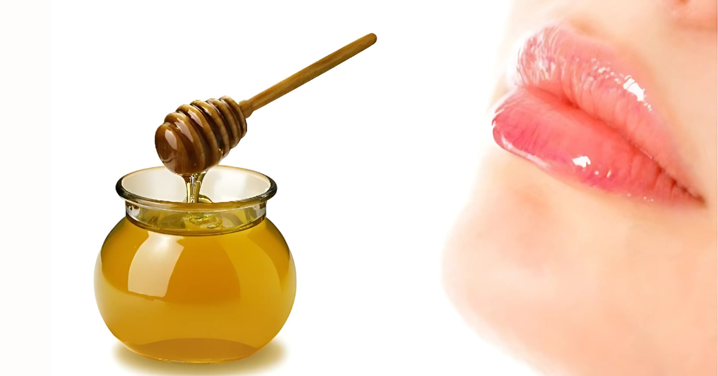 Dưỡng môi bằng mật ong và màng bọc thực phẩm