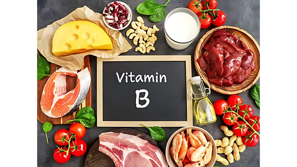 Bố mẹ có thể bổ sung vitamin nhóm B cho trẻ từ các loại thực phẩm như: ngũ cốc, cá hồi, thịt gà, các loại đậu,...