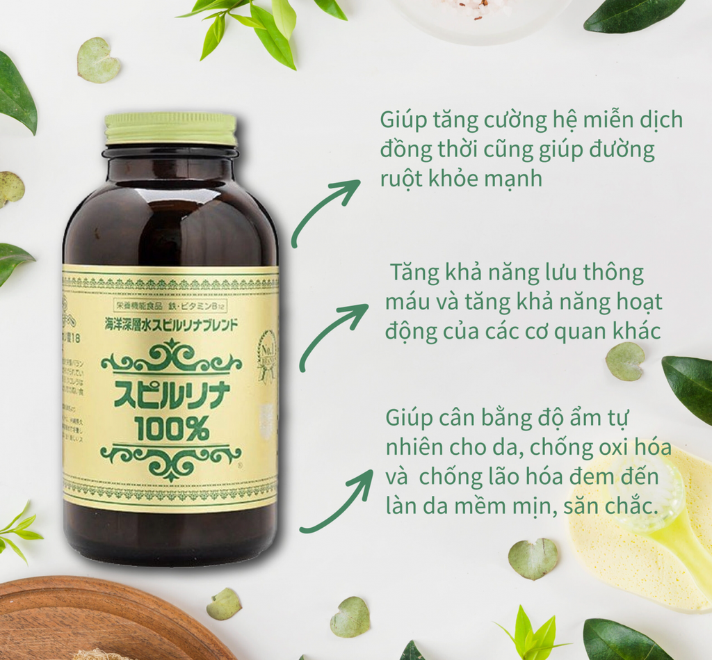 Công dụng của tảo xoắn Spirulina