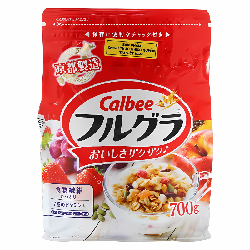 Calbee - Ngũ cốc trái cây 700g