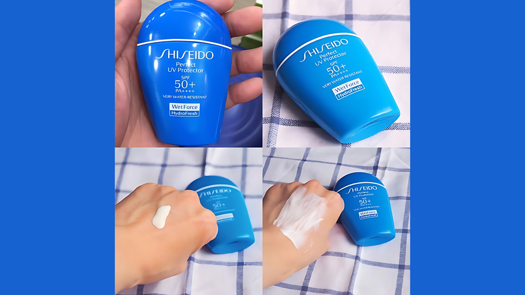 Cấu tạo mỏng nhẹ của kem chống nắng Shiseido Nhật nội địa