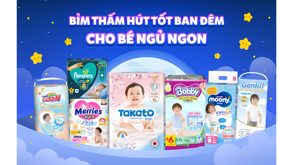 Mỗi loại bỉm dùng ban đêm cho bé có ưu và nhược điểm nhất định.