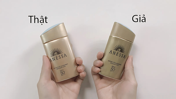 Kem chống nắng Anessa thật giả