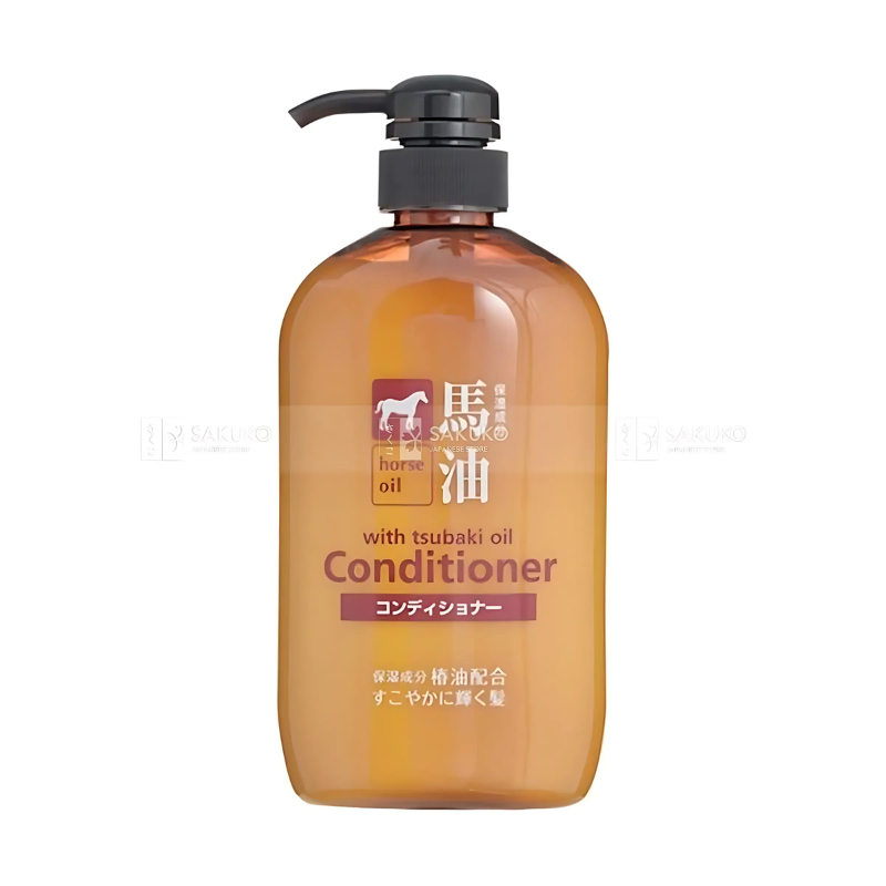 Dầu xả chiết xuất dầu ngựa KUMANOYUSHI 600ml dưỡng tóc chắc khỏe