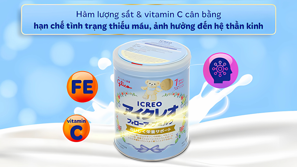 Dưỡng chất trong sữa gluco nội địa