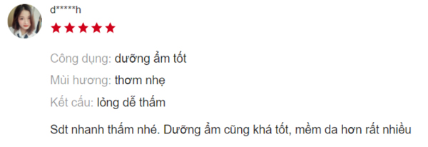 review dưỡng thể Hatomugi ban đêm