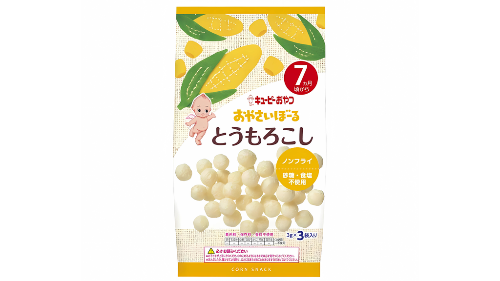 Bánh ăn dặm nhật cho bé 7 tháng KEWPIE phù hợp với trẻ nhỏ mới tập ăn dặm.