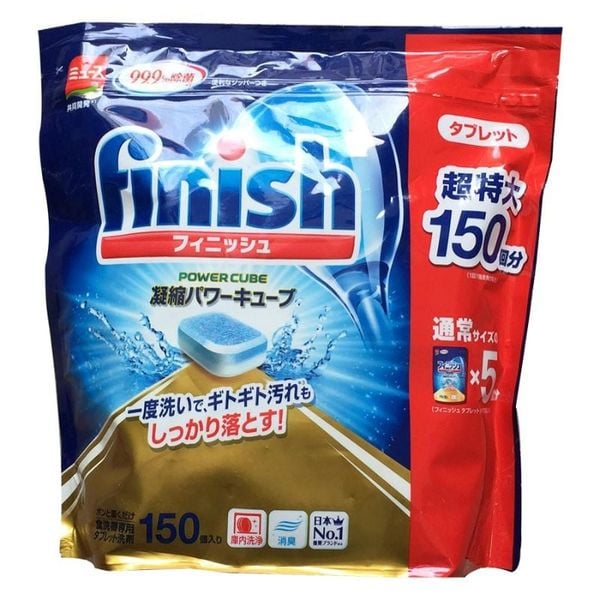 Viên rửa bát Finish cho máy rửa bát 150 viên