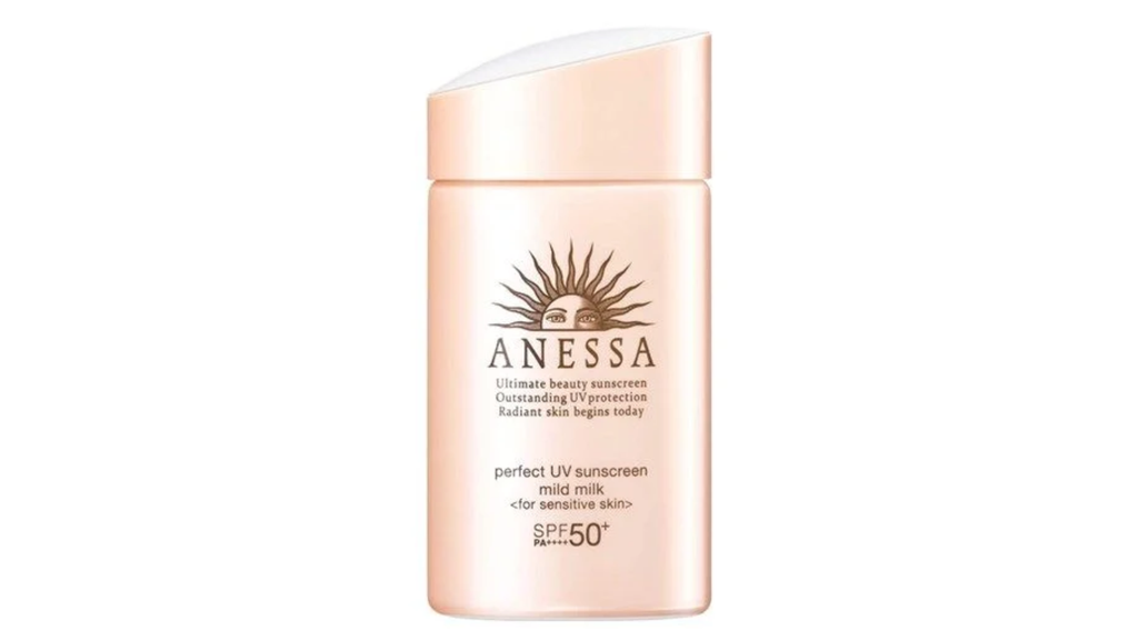 Kem chống nắng Anessa Perfect UV Sunscreen Mild Milk được ứng dụng công nghệ Beauty Up Effect giúp làn da tươi sáng, rạng rỡ