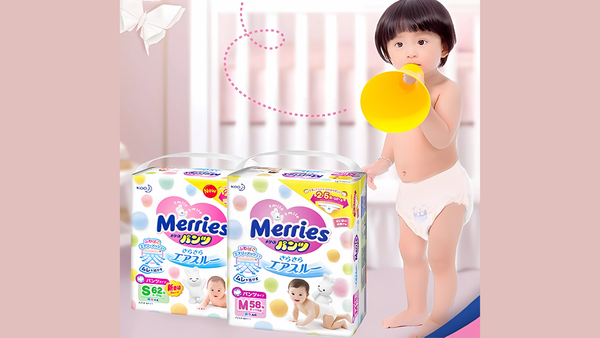 Thiết kế thời trang của bỉm quần Merries