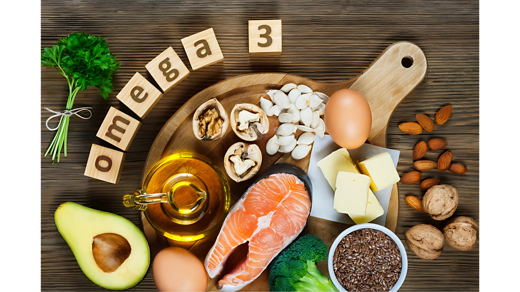 Omega 3 có nhiều trong các loại cá béo, hạt, quả bơ
