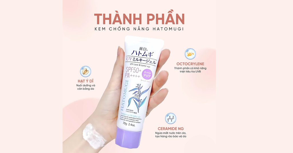 Kem chống nắng The Tone up UV Milky Gel SPF50