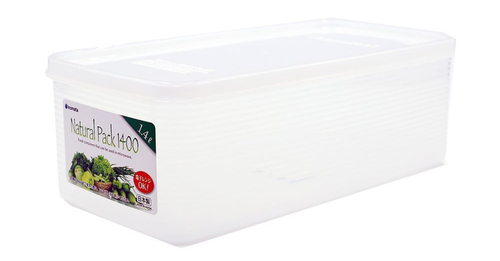 INOMATA - Hộp đựng thực phẩm chịu nhiệt lò vi sóng 1.4L