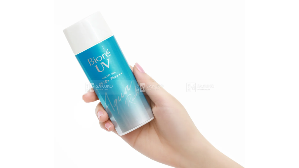 Kem chống nắng Biore UV Aqua Rich Watery Gel SPF50+ là dòng sản phẩm bán chạy tại thị trường Nhật Bản và nhiều nước khác