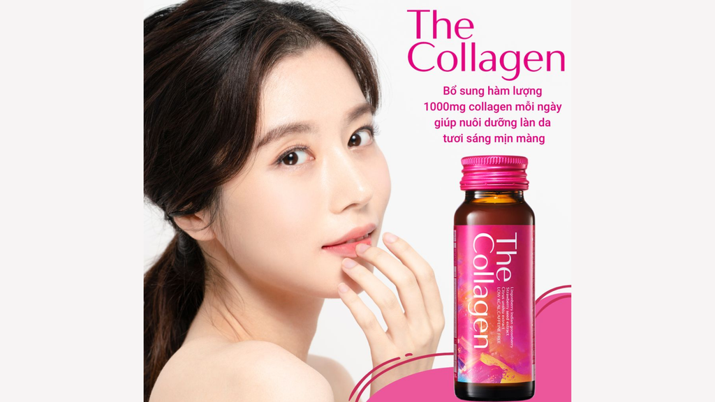 Sử dụng collagen Shiseido giúp bổ sung và tăng sinh collagen tự nhiên, giúp làn da tươi sáng, mịn màng