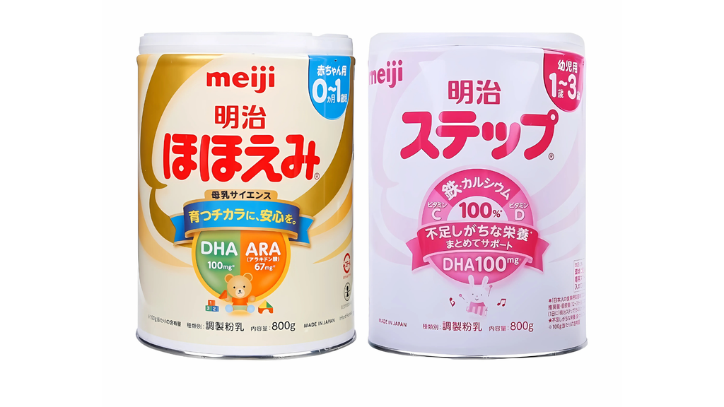Bao bì sữa Meiji nội địa Nhật số 0 và số 9 mẫu mới