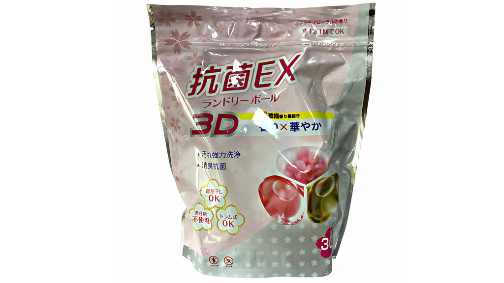 J&C- Viên giặt xả 3D Gel LB hình hoa Sakura (30v)
