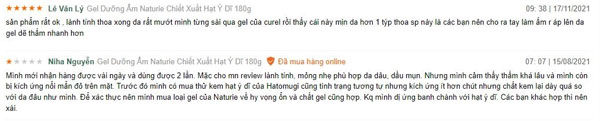 review Kem dưỡng ẩm hạt ý dĩ Hatomugi Skin Conditioning Gel 