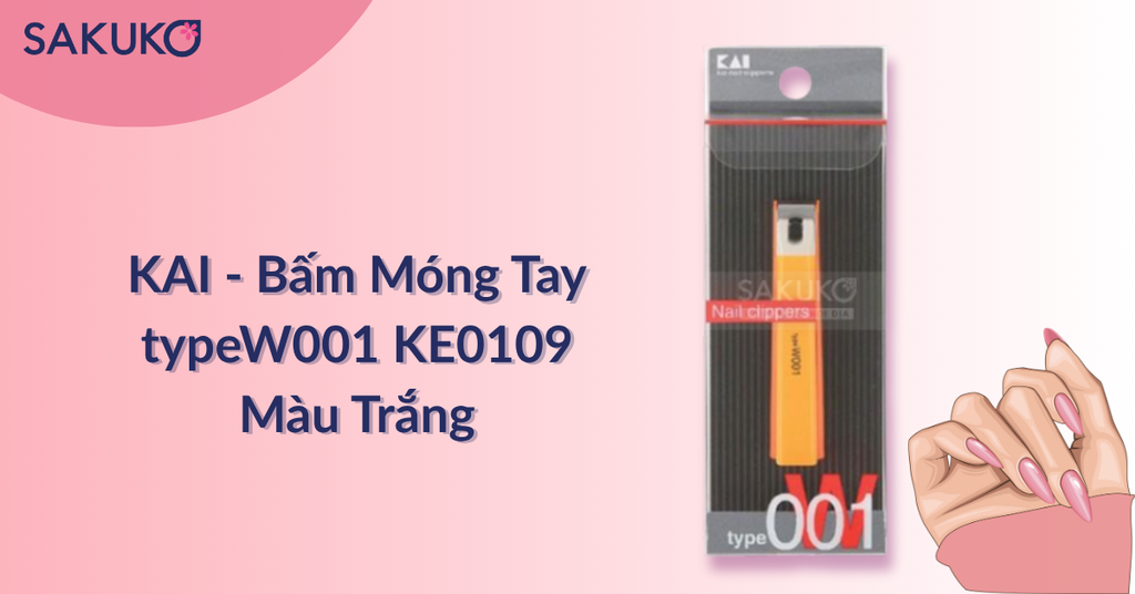 Bấm móng tay Type W001 Màu Cam KE0109
