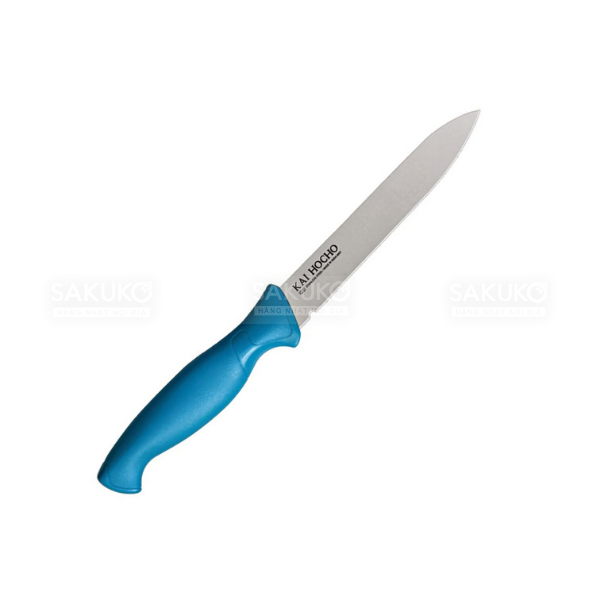 KAI - Dao Nhà Bếp Màu Xanh Da Trời 112mm (Slim pack)