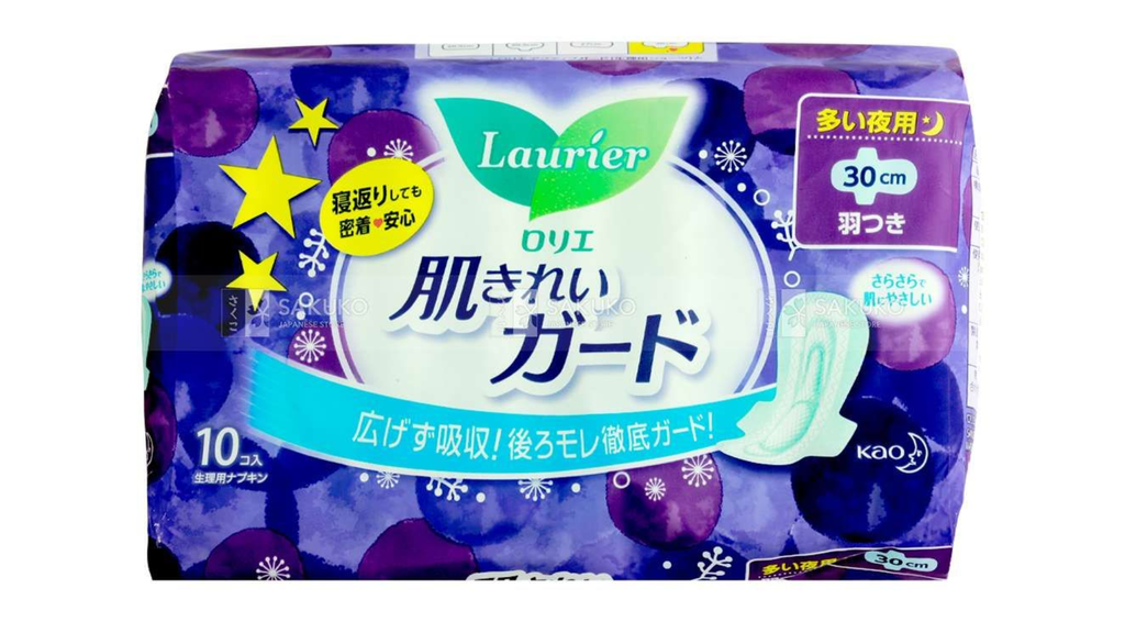 KAO-BVS ban đêm Laurier có cánh 10 miếng 30 cm