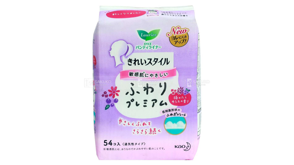 KAO-BVS Laurier hàng ngày KireiStyle hươnghoa54pcs